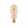 Osram SMART+ MATTER Filament Dimmable Classic Edison 53 824 inteligentna żarówka, złota, E27, 6 W, ciepła biel, Wi-Fi
