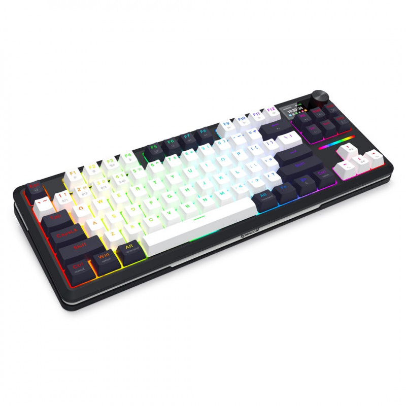 Redragon Wildslash LCD Pro K746WB-RGB-PRO klawiatura dla graczy