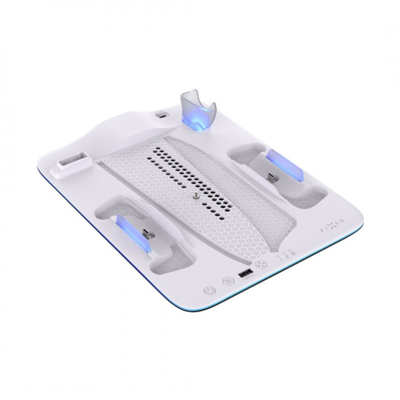 Fixed FIXPS5PS-MCS-BW stacja dokująca do PlayStation 5, czarno-biała