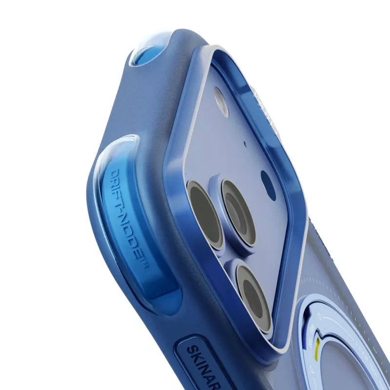 Etui Skinarma Atlas z MagSafe i obrotową podstawką do iPhone 18 Pro Max / 17 Pro Max, niebieskie