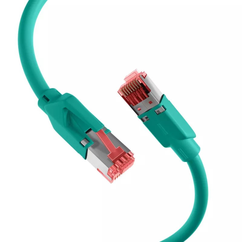 EFB Elektronik K8053.40 Cat.6A S/FTP LSZH kabel krosowy RJ45, 40 m, zielony