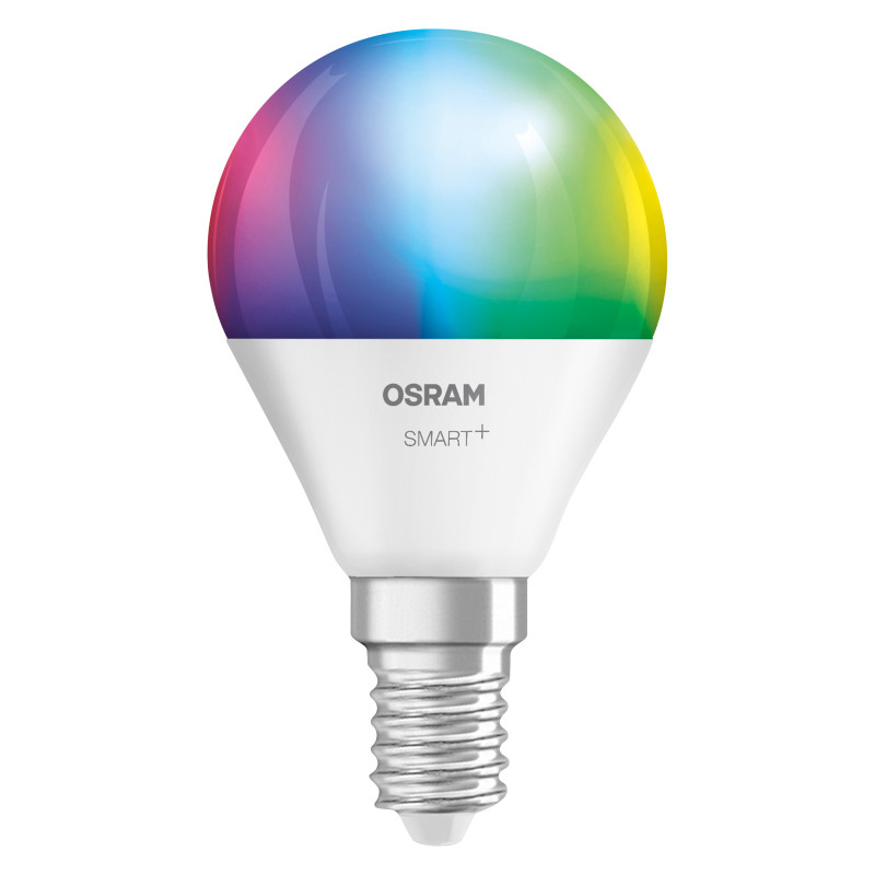 Osram SMART+ MATTER Multicolor Classic P40 inteligentna żarówka, E14, 4,9 W, RGBW, Wi-Fi