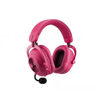 Logitech G PRO X3 LIGHTSPEED bezprzewodowy zestaw słuchawkowy dla graczy, 2,4 GHz, magenta
