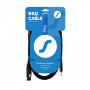 SSQ XLRMi3 kabel audio, XLR żeński – Jack stereo 3,5 mm, 3 m