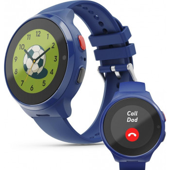 Hama 00178669 smartwatch dla dzieci z GPS, przyciskiem SOS i funkcją dzwonienia, niebieski