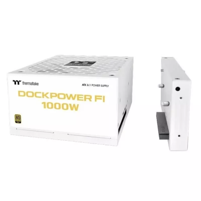 Thermaltake Dockpower FI 1000W zasilacz komputerowy, 80 PLUS Gold, biały