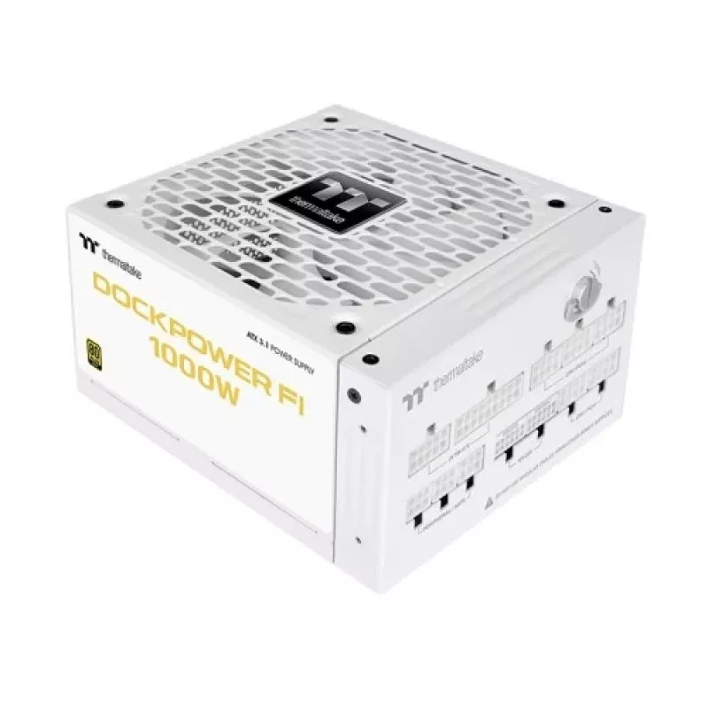 Thermaltake Dockpower FI 1000W zasilacz komputerowy, 80 PLUS Gold, biały