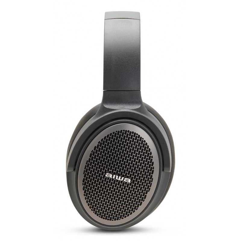 Aiwa HST-250BT szare słuchawki bezprzewodowe z mikrofonem, 3,5 mm, Bluetooth 5.0