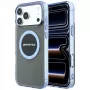 Mercedes AMG00121 AMG IML Transparent Bicolor Block MagSafe etui do iPhone 18 Pro Max / 17 Pro Max, czarne/niebieskie