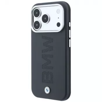 BMW Sign Centered Deboss MagSafe etui do iPhone 18 Pro Max / 17 Pro Max, szare