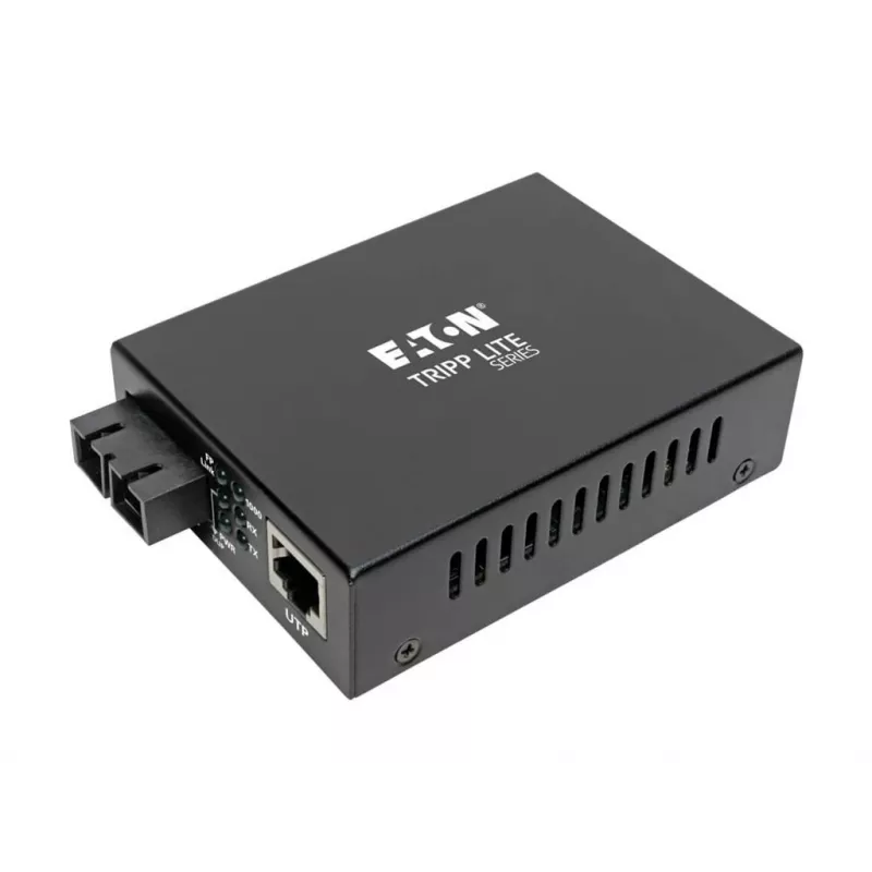 Tripp Lite N785-INT-SC-SM Gigabitowy konwerter mediów światłowód jednomodowy na Ethernet, 10/100/1000, SC, 1310 nm, 20 km