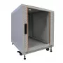 IT-BUDGET 19-calowa szafa sieciowa SRK, 12 U, 600x600 mm, jasnoszara, zmontowana, 99ITB19SRK1266GGNM