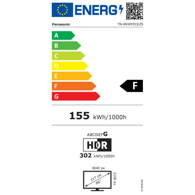 Panasonic TN-86W95CEZS 4K Ultra HD Mini-LED telewizor Smart TV, Google TV
