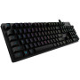 Logitech G512 mechaniczna klawiatura dla graczy, LIGHTSYNC, przewodowa, układ nordycki
