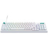 Logitech G316 X 75 mechaniczna klawiatura dla graczy, przełączniki taktylne, biała, US International