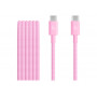 Apple kabel USB-C – USB-C pleciony, 1,5 m, różowy