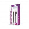 Setty kabel USB-A – USB-C, 1 m, 3 A, czarny