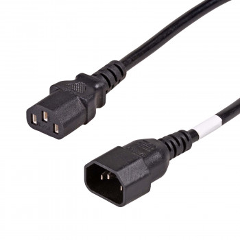 Akyga AK-PC-111A CCA przedłużacz zasilający, 3x0,5 mm², IEC C13 / IEC C14, 5 m, czarny