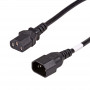 Akyga AK-PC-111A CCA przedłużacz zasilający, 3x0,5 mm², IEC C13 / IEC C14, 5 m, czarny
