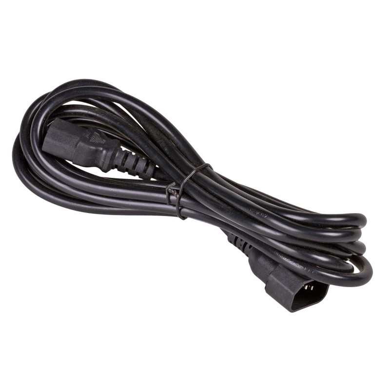 Akyga AK-PC-111A CCA przedłużacz zasilający, 3x0,5 mm², IEC C13 / IEC C14, 5 m, czarny