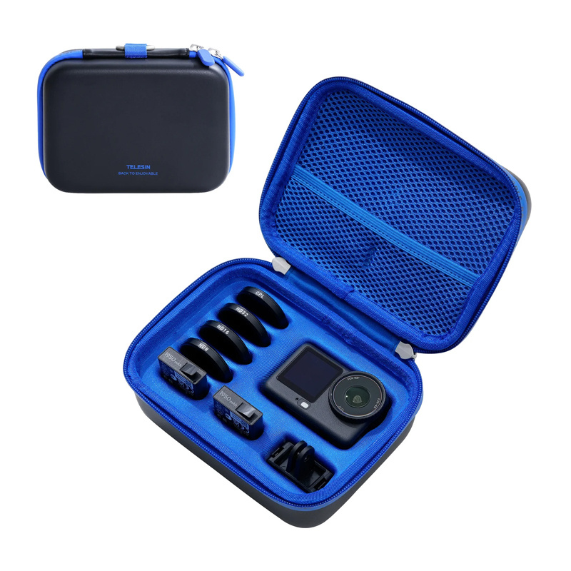 Telesin DisAdv S7-BAG-02BK torba transportowa EVA do DJI Osmo Action 6, czarna