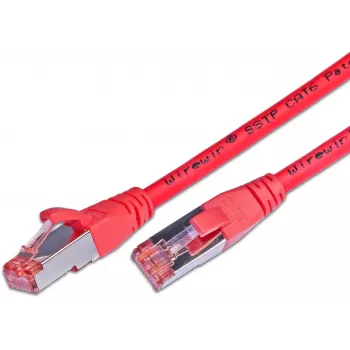 Wirewin PKW-PIMF-KAT6 1.0 RT kabel krosowy RJ45, Cat6, S/FTP, LSOH, czerwony