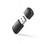 Ugreen dwuzakresowy zewnętrzny adapter sieciowy USB, WiFi 11ac AC650, czarny (CM448)