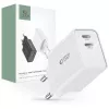 Tech-Protect C35W 2-portowa ładowarka sieciowa, PD 35 W, biała