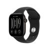Apple Watch Series 12 GPS + Cellular 42 mm smartwatch, koperta aluminiowa w kolorze czarnym, pasek sportowy w kolorze czarnym, M/L, MJG14ZR/A