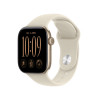 Apple Watch Series 12 GPS + Cellular 42 mm smartwatch, koperta aluminiowa w kolorze jasnozłotym, pasek sportowy w kolorze piaskowym, M/L, MJG34ZR/A