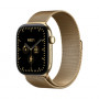 Apple Watch Series 12 GPS + Cellular 42 mm, koperta z tytanu w kolorze promiennego złota, bransoleta mediolańska w kolorze promiennego złota