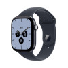 Apple Watch Series 12 GPS + Cellular 46 mm, koperta z ceramiki w kolorze nocnego błękitu, granatowy pasek sportowy, M/L