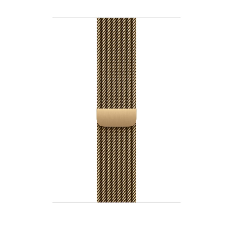 Apple Milanese Loop pasek do zegarka MJNQ4ZM/A, 46 mm, M/L, Radiant Gold (złoty)