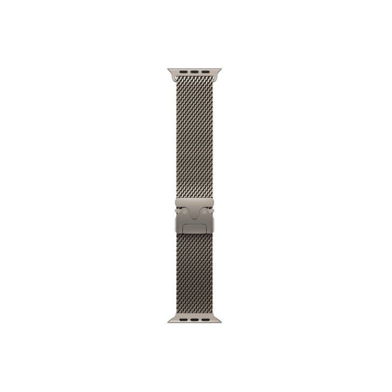 Apple MK0E4ZM/A bransoleta mediolańska z tytanu do Apple Watch, 49 mm, tytan naturalny, Large