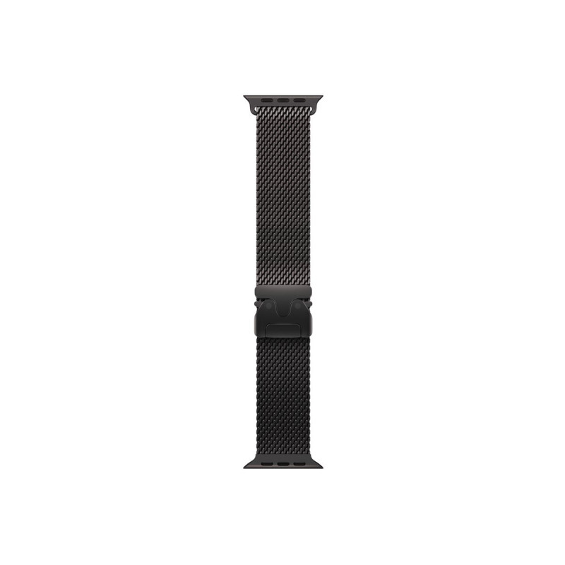Apple MK0G4ZM/A bransoleta mediolańska z tytanu do Apple Watch, 49 mm, tytan czarny, Medium