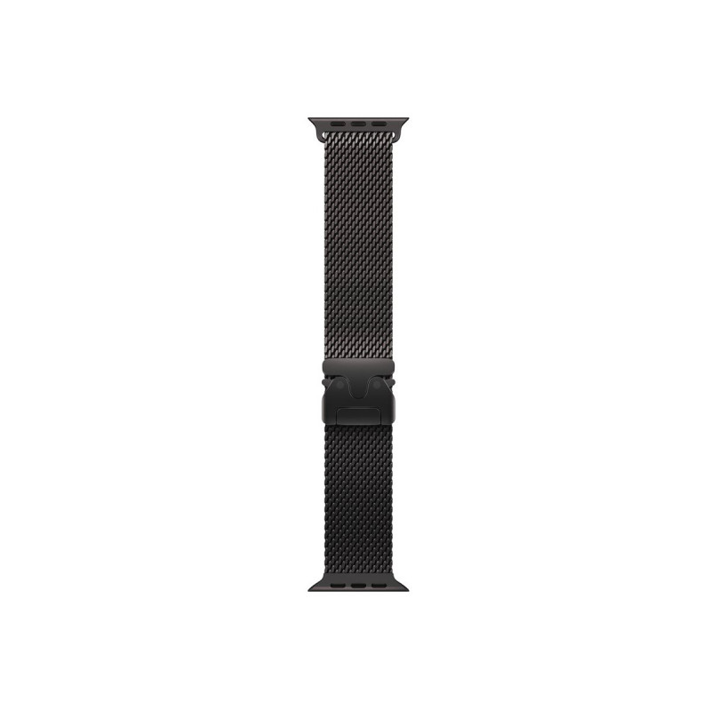 Apple MK0Q4ZM/A bransoleta mediolańska z tytanu do Apple Watch, 49 mm, tytan czarny, Large