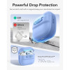 ESR Pulse HaloLock MagSafe etui do Apple AirPods 4 / 5, jasnoniebieskie