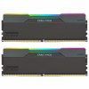 Zestaw pamięci Klevv Cras V RGB KD5AGUA80-64B300G DDR5-6400 CL30 32 GB (2 x 16 GB), czarny