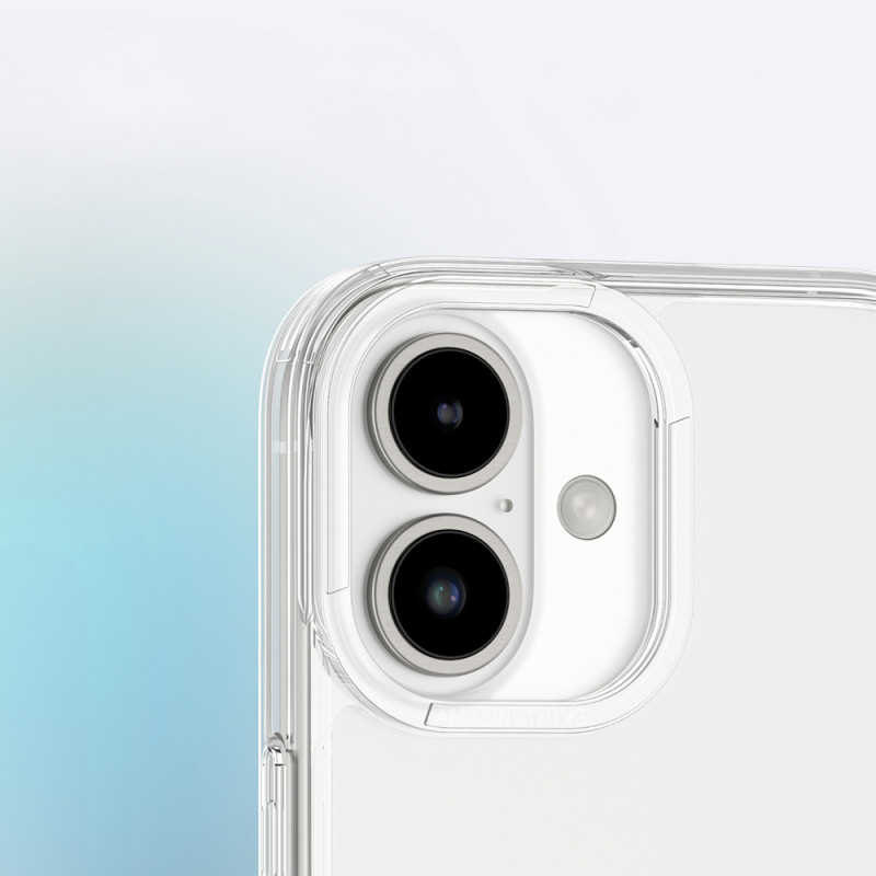 AmazingThing Minimal Case etui na telefon do iPhone 16 Plus, przezroczyste