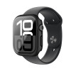 AmazingThing Radix Glass etui ochronne do Apple Watch 42 mm, szkło hartowane, czarne