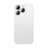 AmazingThing AR Aluminum 3 Lens Glass osłona obiektywów aparatu z ramką do iPhone 16 Pro / 16 Pro Max, srebrna