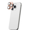 AmazingThing Aviation-Grade Alloy szkło hartowane na obiektywy aparatu do iPhone 16 Pro / 16 Pro Max, różowe złoto