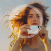 AmazingThing Aviation-Grade Alloy szkło hartowane na obiektywy aparatu do iPhone 16 Pro / 16 Pro Max, różowe złoto
