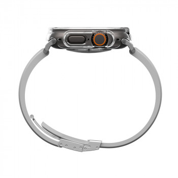 AmazingThing Minimal etui ochronne do Apple Watch Ultra 3 / Ultra 4 49 mm, przezroczyste