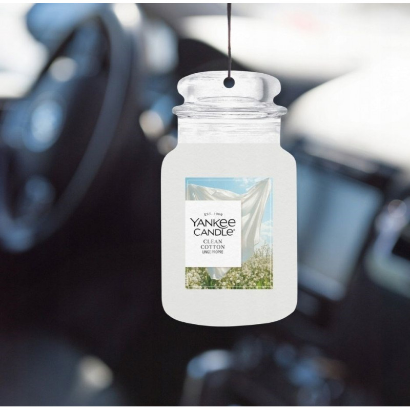 Yankee Candle Clean Cotton zawieszka samochodowa