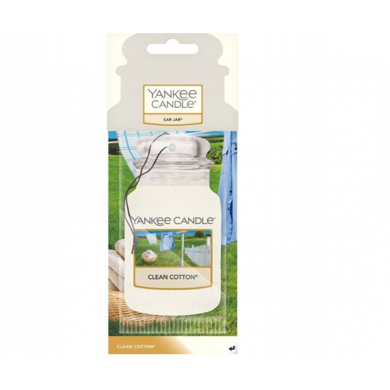 Yankee Candle Clean Cotton zawieszka samochodowa