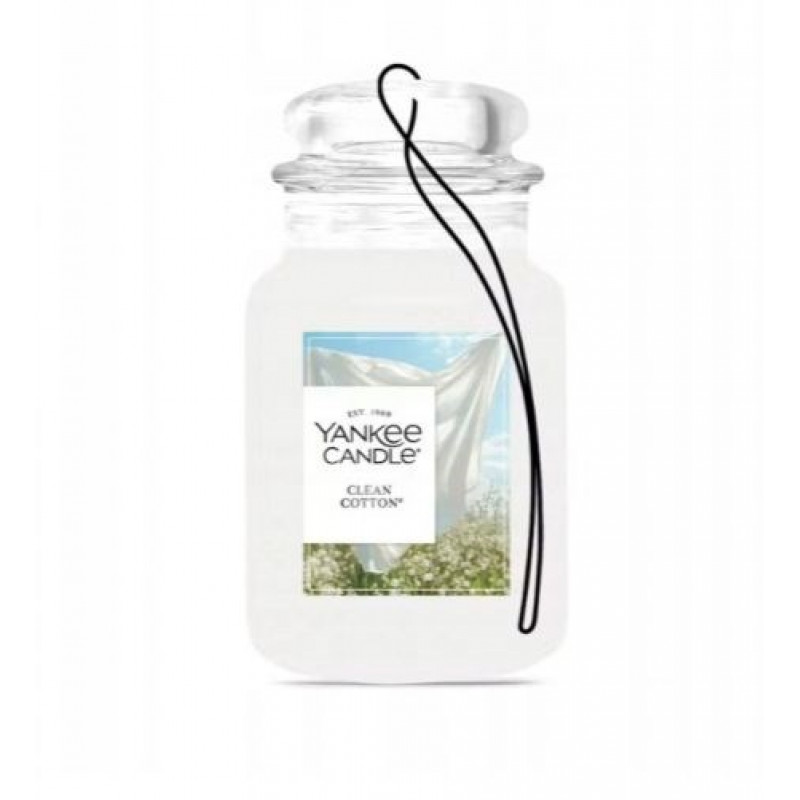 Yankee Candle Clean Cotton zawieszka samochodowa, bonus pack