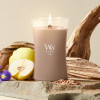WoodWick Cashmere duża świeca, 610 g, brązowa