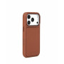 Mujjo Troubadour modułowe etui skórzane do Apple iPhone 18 Pro / 17 Pro, MagSafe, jasnobrązowe