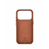 Mujjo Troubadour modułowe etui skórzane do Apple iPhone 18 Pro / 17 Pro, MagSafe, jasnobrązowe